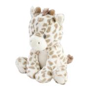 Plyšové zvířátko s chrastítkem 18 cm, 4 druhy